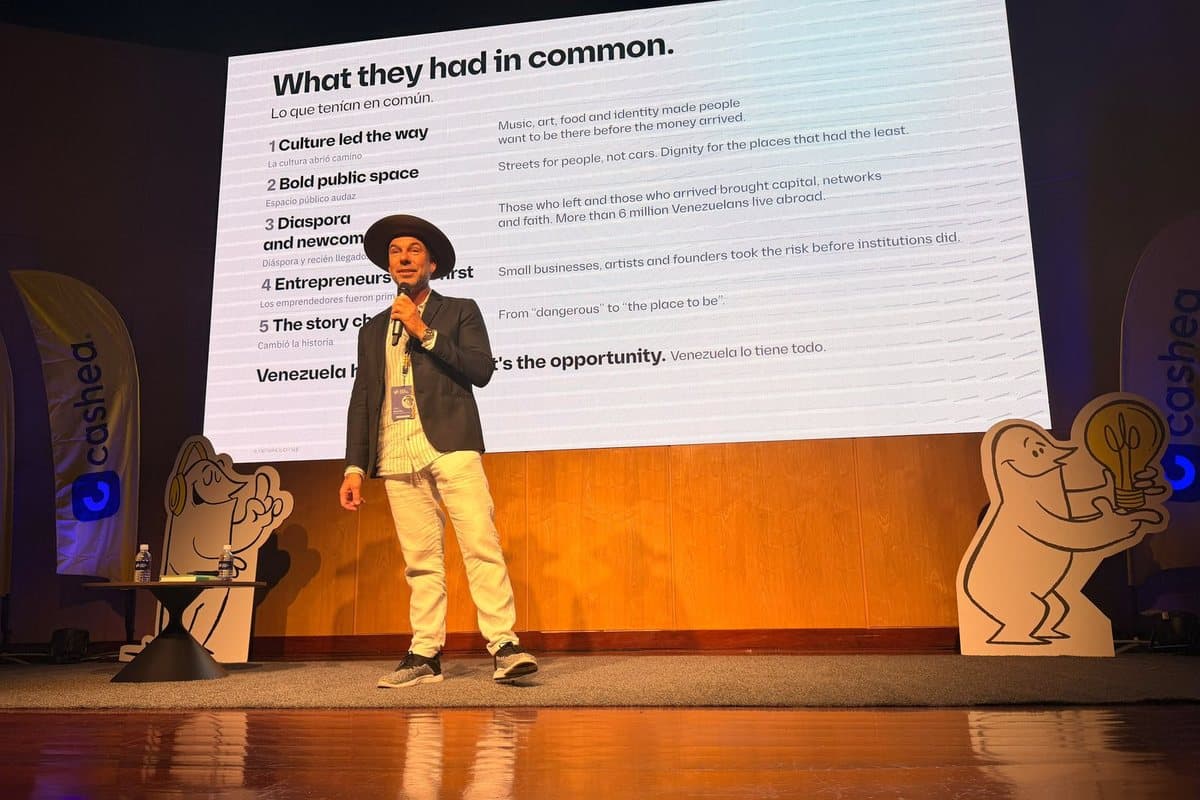 Tony Cho at Startup Venezuela Summit, Caracas